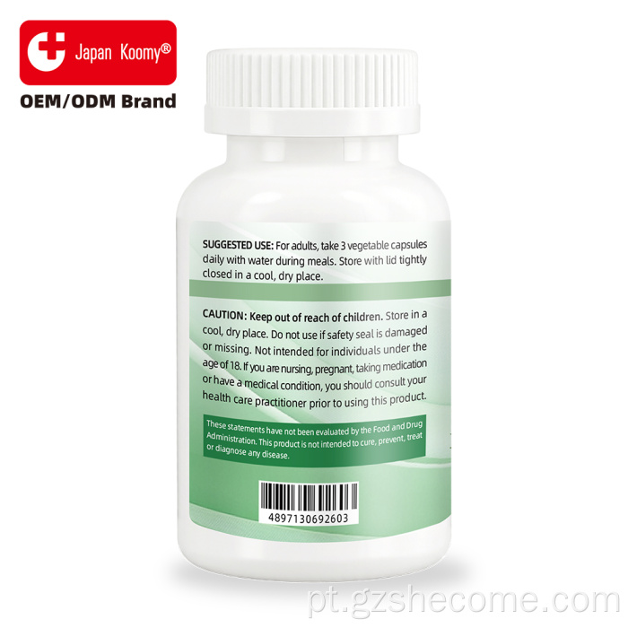 Cápsulas de cúrcuma e cúrcuma Shecome previnem o câncer de cúrcuma